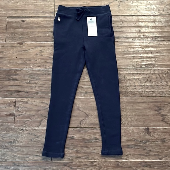 Polo by Ralph Lauren Girl’s  Navy Blue Leggings Size 5 - Picture 1 of 4